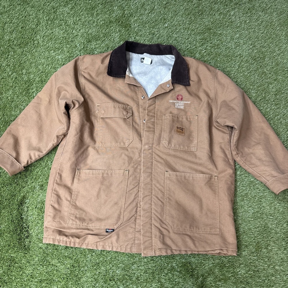 Bulwark FR Duck Canvas Detroit Jacket Men XL Extra Large Flame Resistant lineman